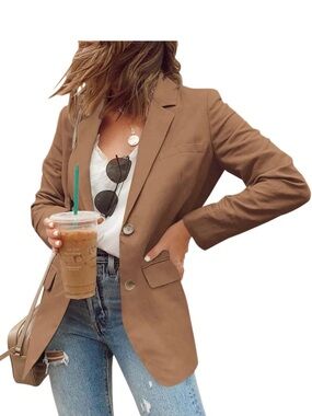 Amazon Women's Tailored Blazer - Warm Brown